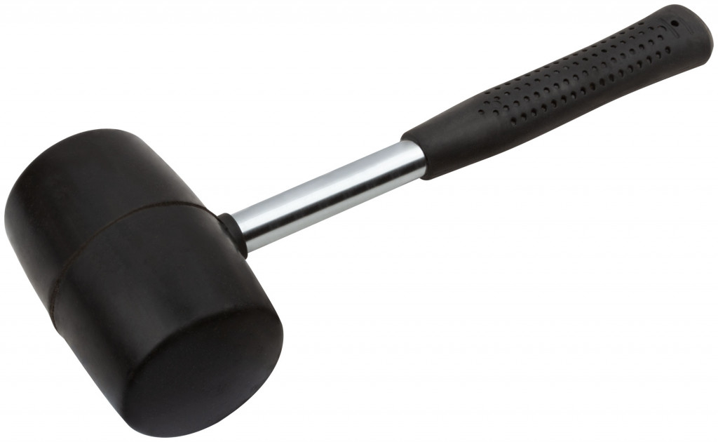 Киянка резиновая, металлическая ручка FIT, 65 мм, 680 гр 45465