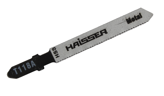 Пилка для электролобзика по металлу HAISSER, T118A, 1 шт,,