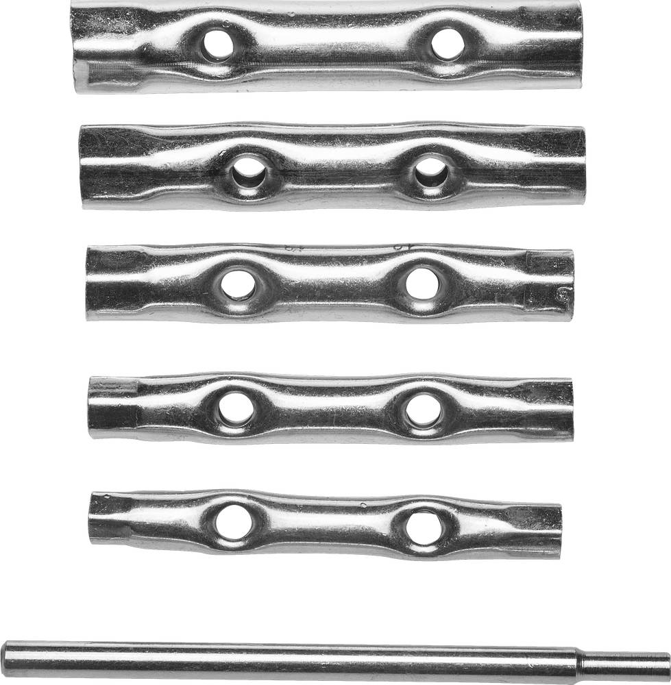 Набор трубчатых ключей DEXX, 6 предметов, 8 - 17 мм 27192-H6