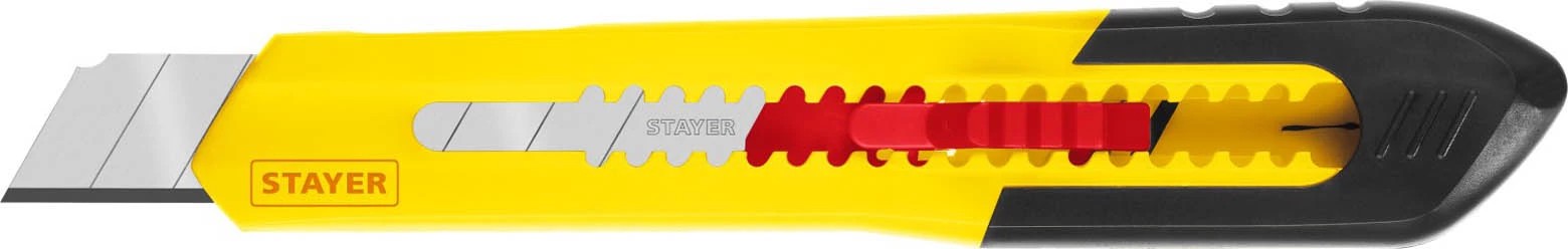 Нож с сегментированным лезвием STAYER, 18 мм 0910