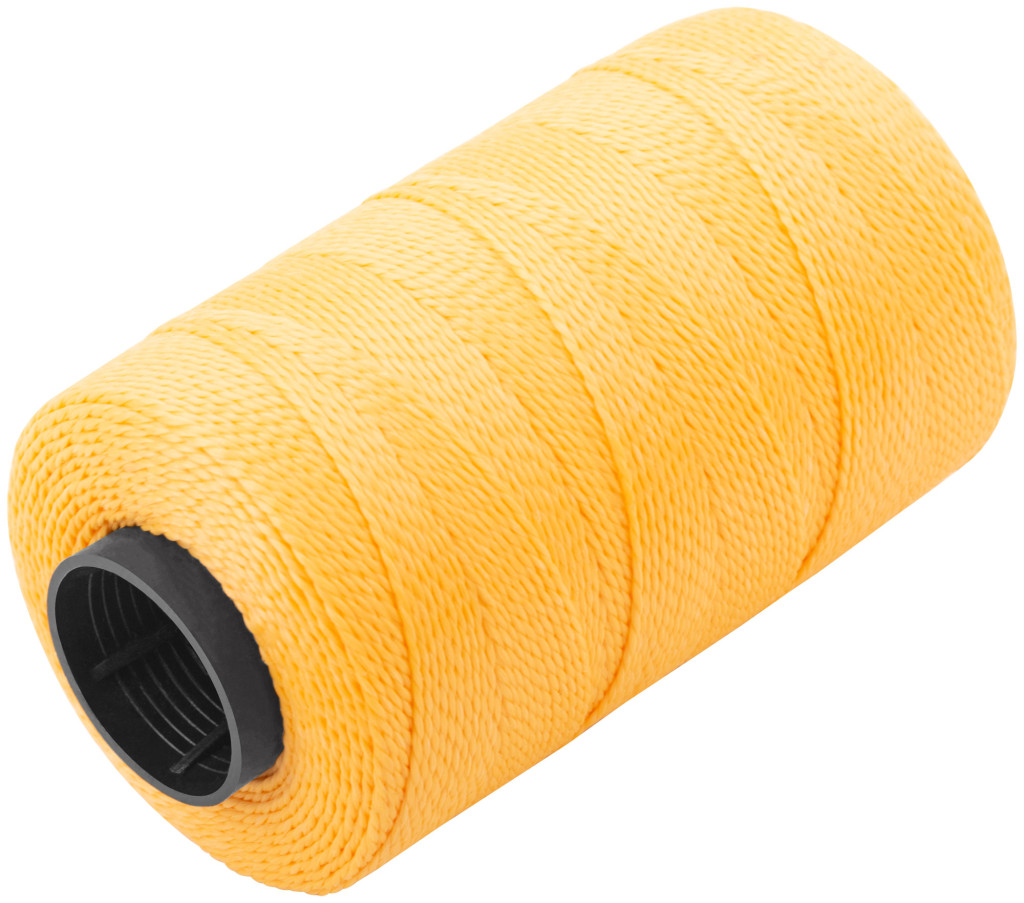 Шнур разметочный капроновый KУРС 1,5 мм х 400 м, желтый 04714