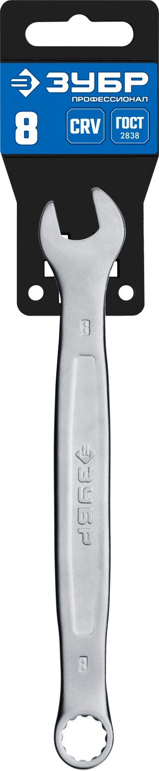 Комбинированный гаечный ключ 8 мм, ЗУБР 27087-8