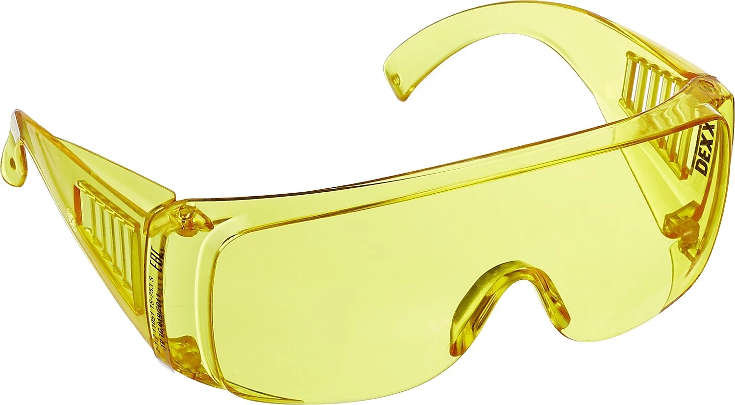 Очки защитные открытого типа DEXX, желтые 11051